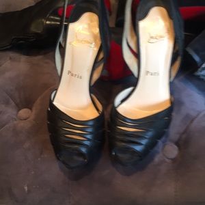 Christian Louboutin heels open toe